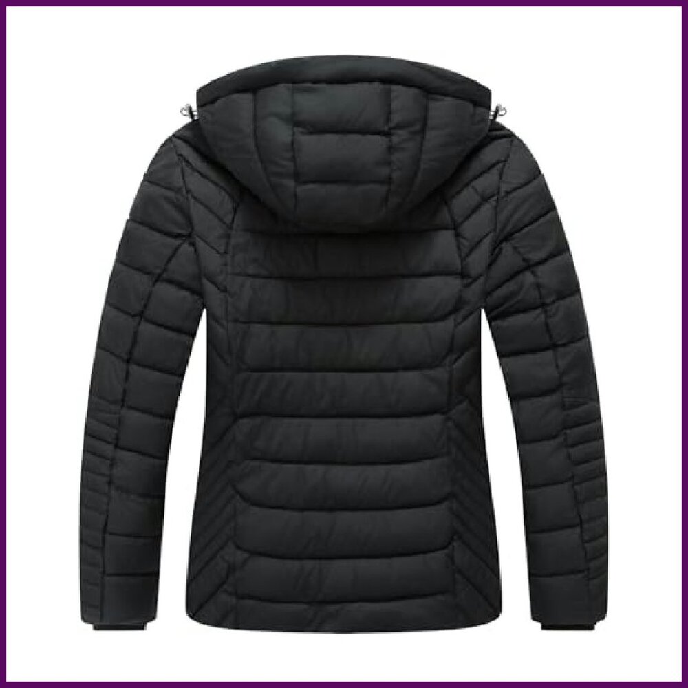 Lightweight Quilted Down Coat Windproof Waterproo… - image 3